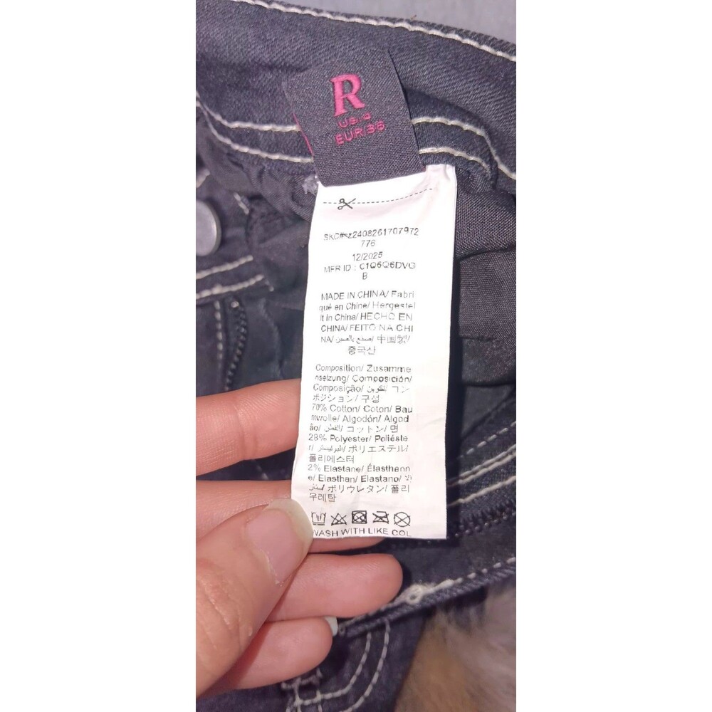 Romwe Kawaii Y2K Gyaru Faux Fur Denim Mini Skirt S Retro Bratz Mall Goth Grunge - Picture 12 of 14